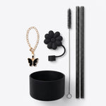 Set Pajitas Glitter + Complementos Stanley