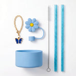 Set Pajitas Glitter + Complementos Stanley