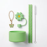 Set Pajitas Glitter + Complementos Stanley