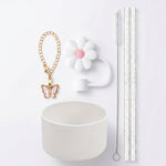 Set Pajitas Glitter + Complementos Stanley